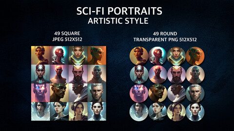 98 Sci-fi Portraits
