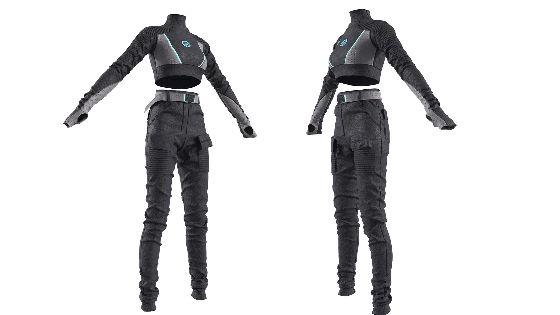 ArtStation - Scifi futuristic girl outfit | Resources