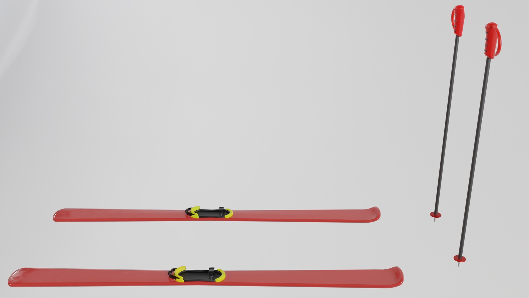 ArtStation Skis and sticks Resources