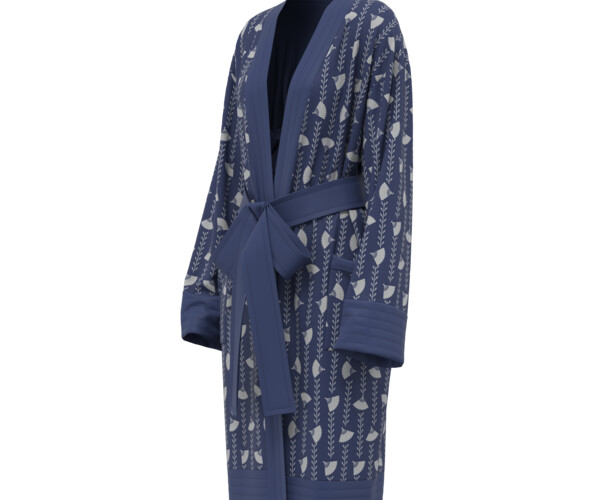 ArtStation - Bathrobe for Women, marvelous designer,clo3d | Resources