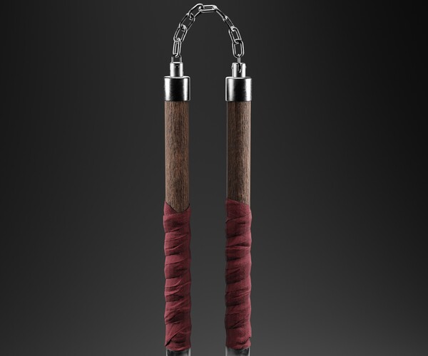 ArtStation Nunchaku Game Assets