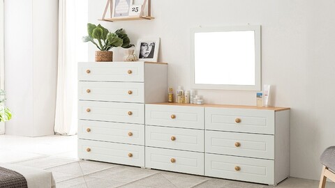 Gallery 80cm 5-tier chest of drawers