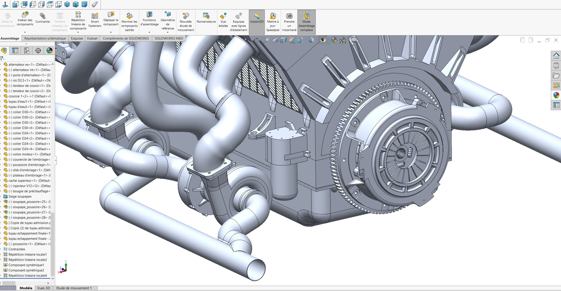 ArtStation - V12 Engine 3D model all parts | Resources