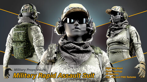 Military Props Vol.06 / Rapid Assault Suit