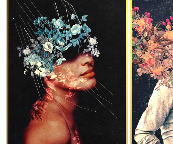 ArtStation Art Frames 150 Flower Heads Resources