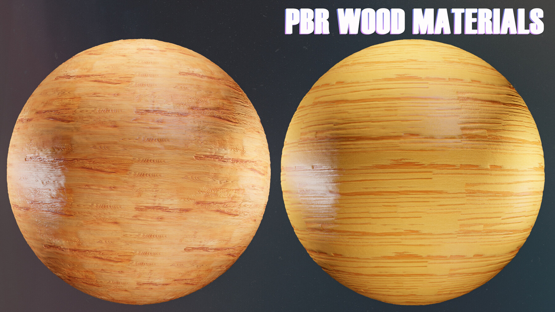 PBR Wood Materials For Blender (Cycles, Eevee) preview 2