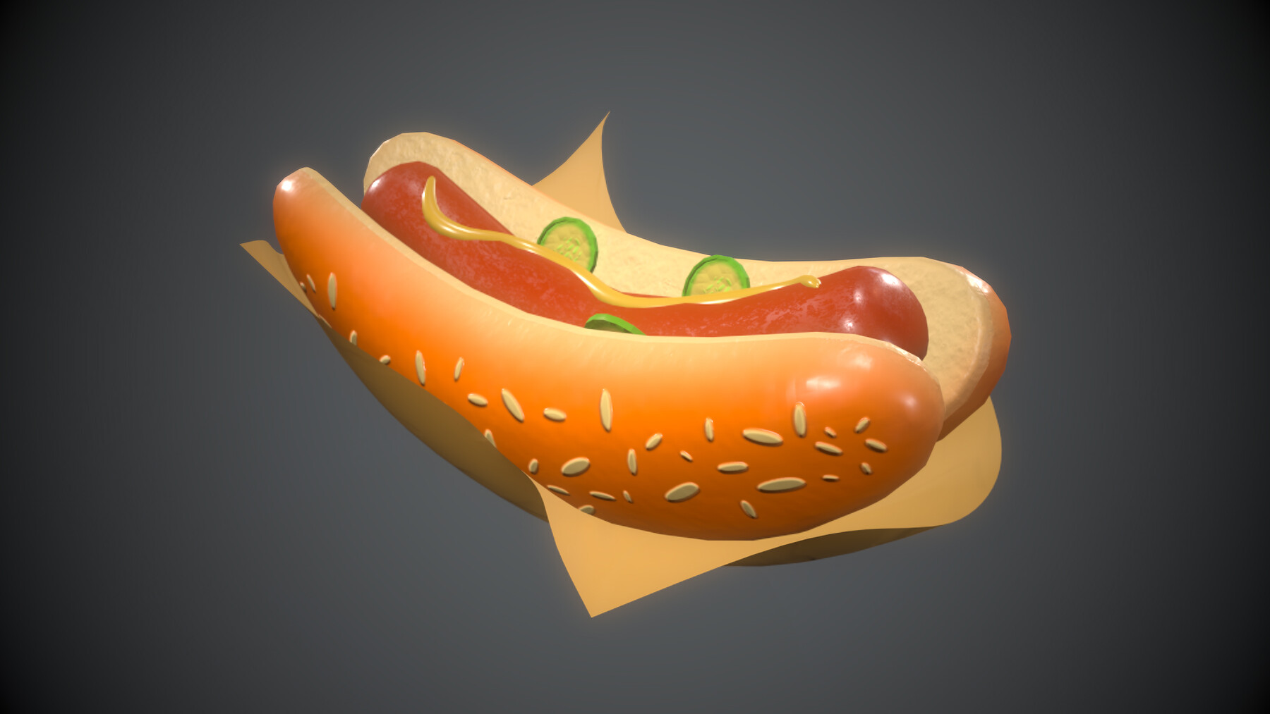 ArtStation 3D Hot Dog Game Assets