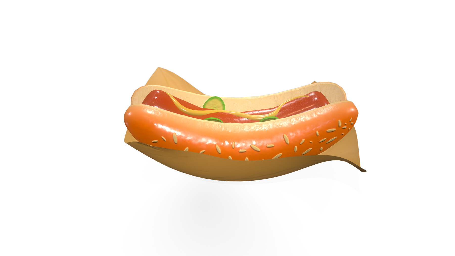 ArtStation 3D Hot Dog Game Assets