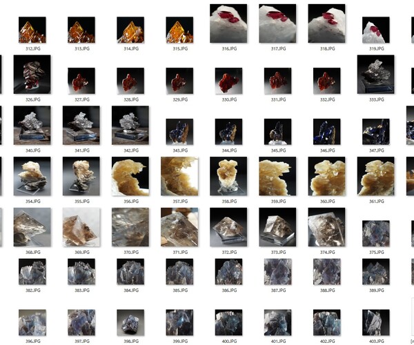 ArtStation 400 Beautiful mineral specimen reference Resources