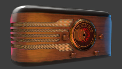 ArtStation - DeWald 1936 Radio | Game Assets