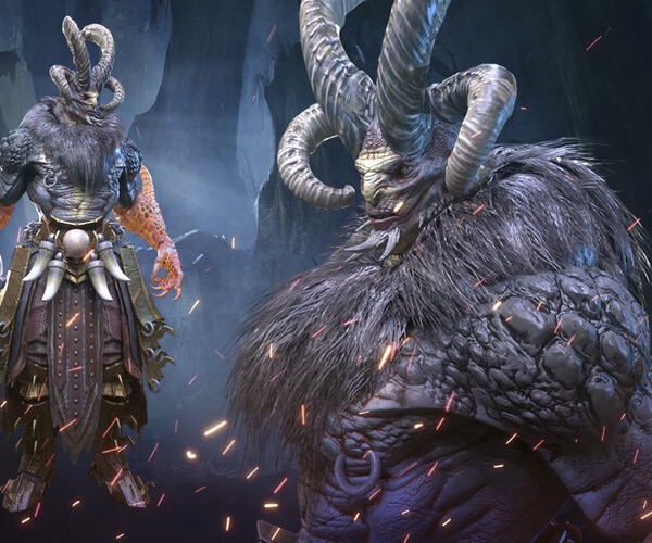 ArtStation - Demon (RPG) | Game Assets