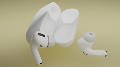 Airpod + Glb file ( Apple product )
