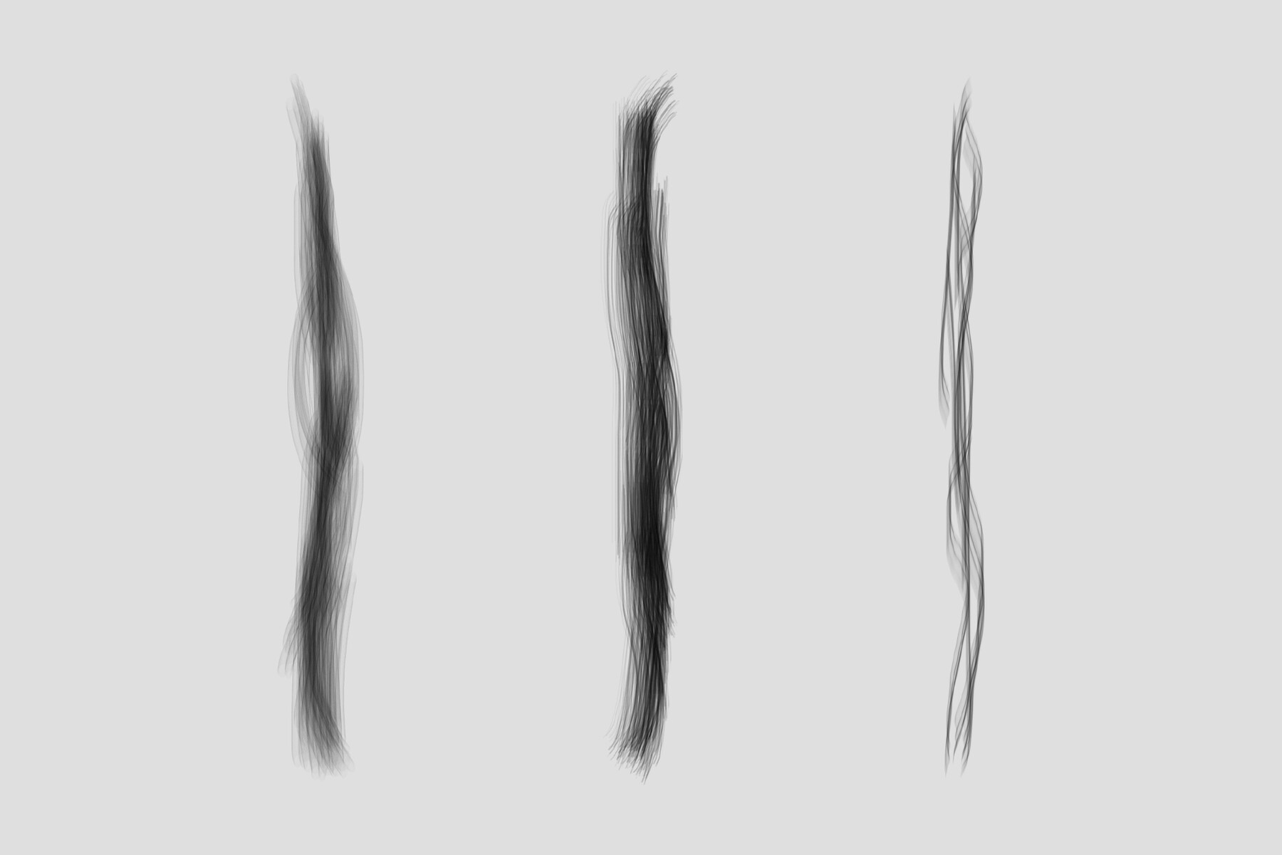 ArtStation - 50 hair brushes for Photoshop | Brushes