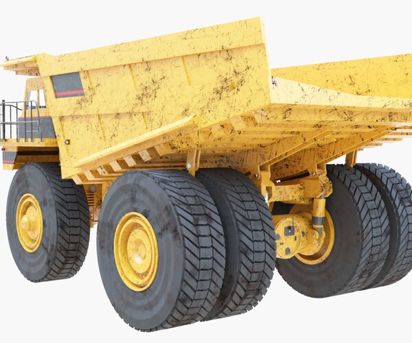ArtStation - Haul Truck - Dump Truck - With Cabin Interior Cat 797b ...