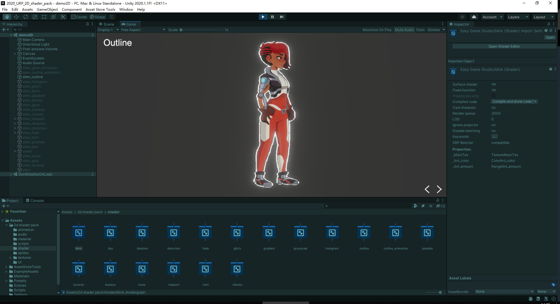 ArtStation - Unity VFX - 2D Shader Pack | Game Assets