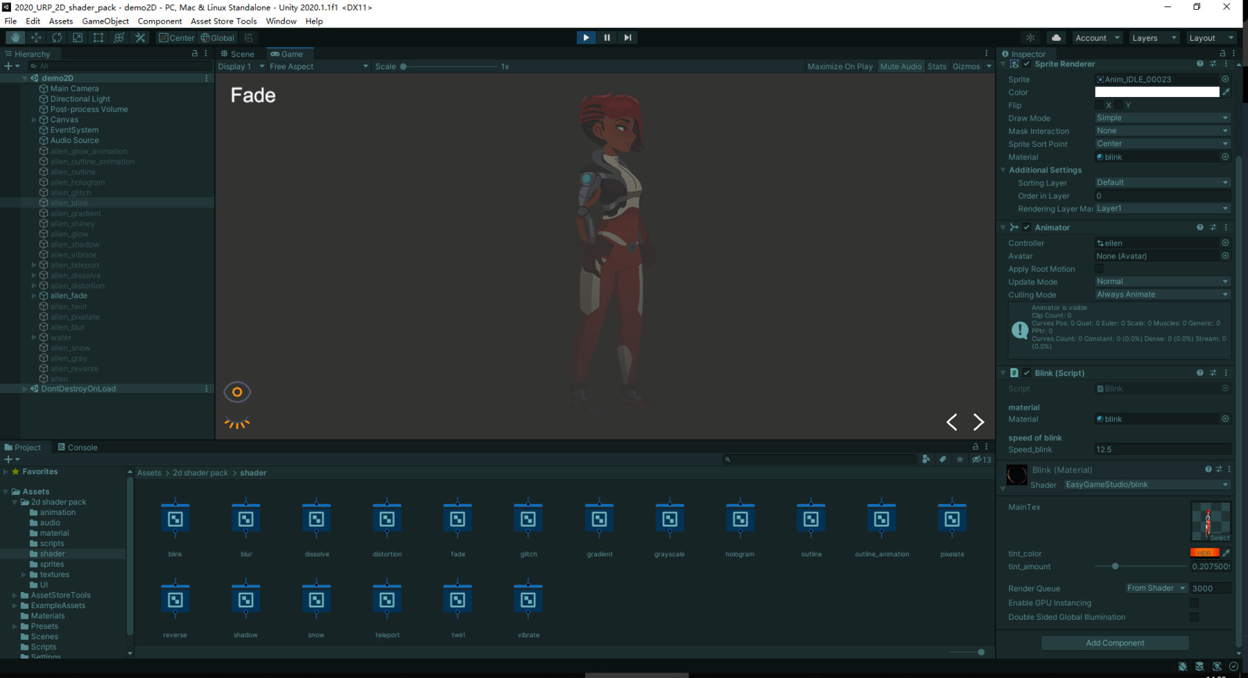 ArtStation - Unity VFX - 2D Shader Pack | Game Assets