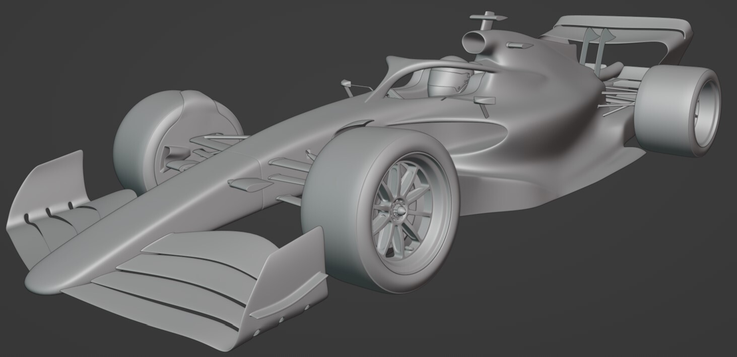 ArtStation - Formula 1 Red Car 2021 F1 race car 3D mode