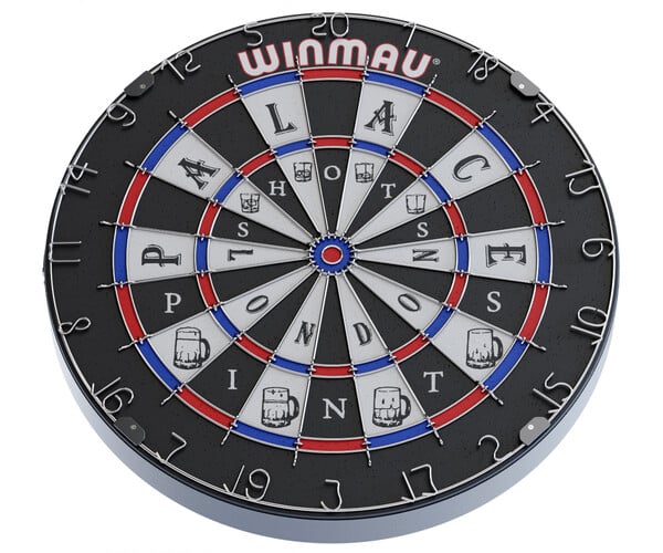 ArtStation - Palace x Winmau Dartboard | Resources