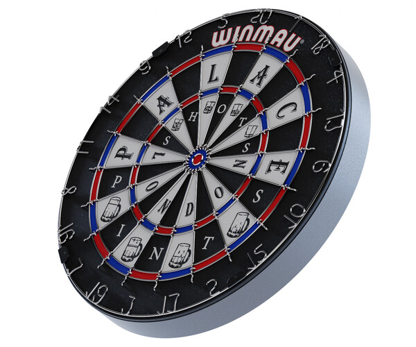 ArtStation - Palace x Winmau Dartboard | Resources