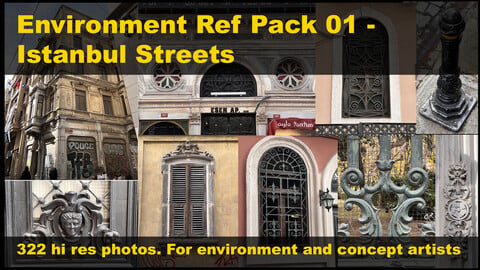 Environment Ref Pack 01 - Istanbul Streets