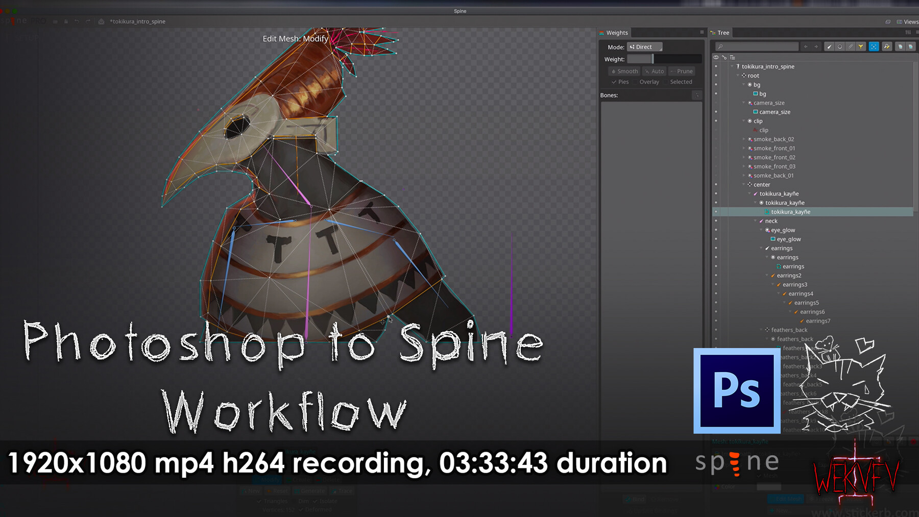 ArtStation - Photoshop to Spine Workflow (Illustration to Animation) - Part  1 | Tutorials