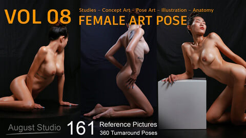 Female Art Pose - Vol 08 - Reference Pictures