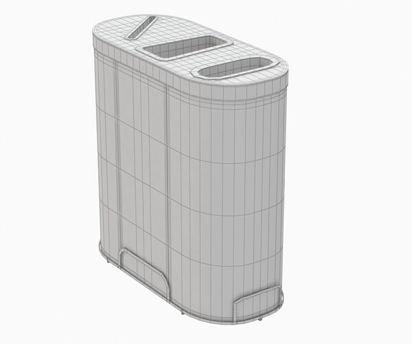 ArtStation - MALMO Office Waste Recycling Bin with 3 Containers | Resources