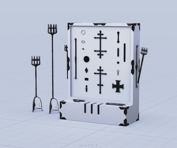 ArtStation - Medieval Metal Prop Kitbash | Resources