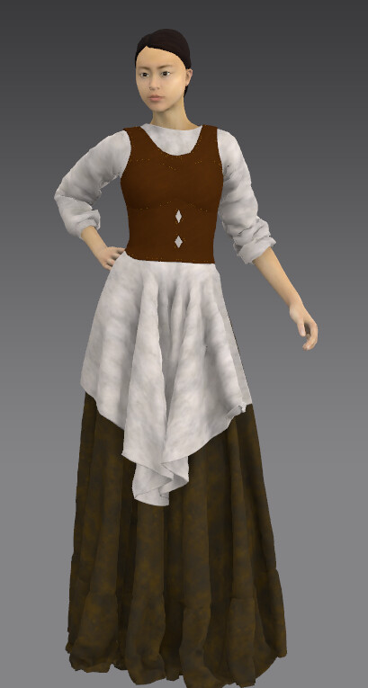 Medieval commoner outlet dress