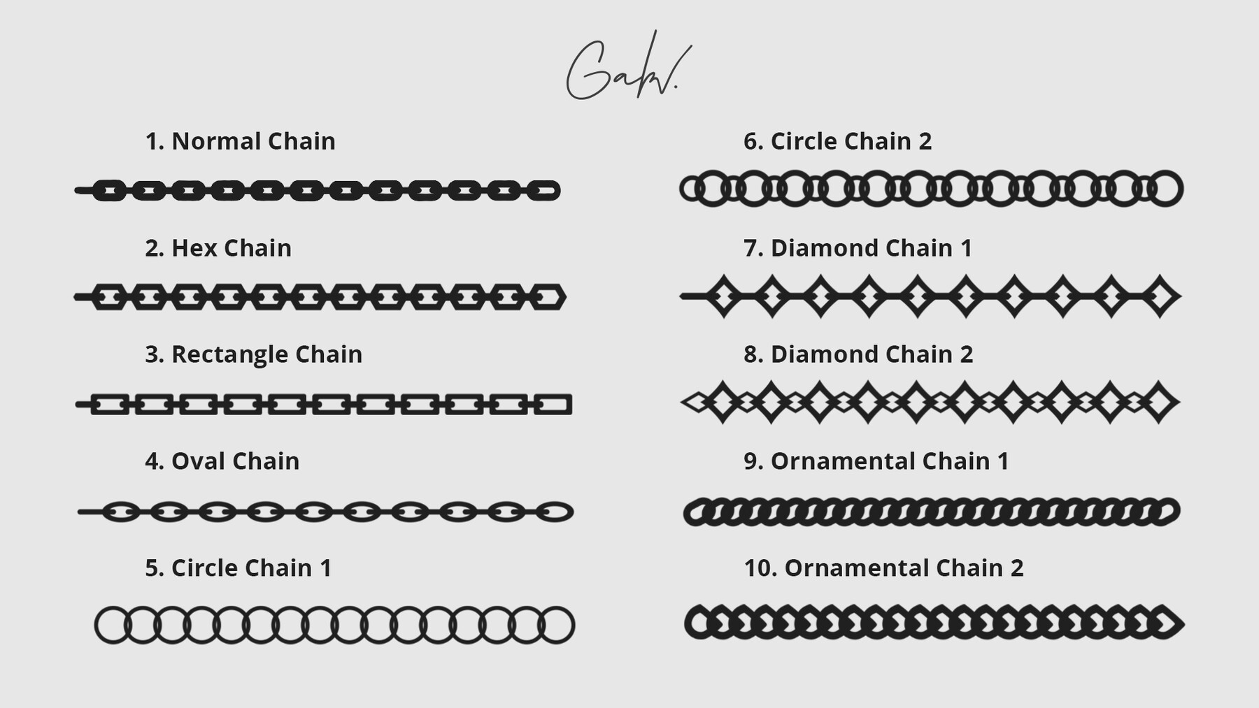 chain brush photoshop free download