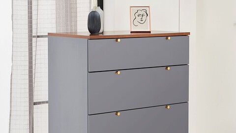 Alex 800 4-tier wide chest of drawers