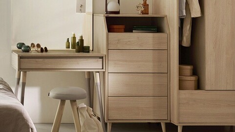 Miel 5-tier 600-width chest of drawers