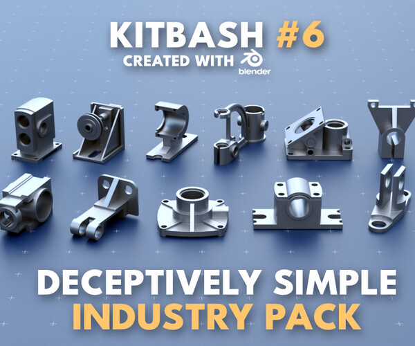 ArtStation - Simple Industry Kitbash #6 | Resources