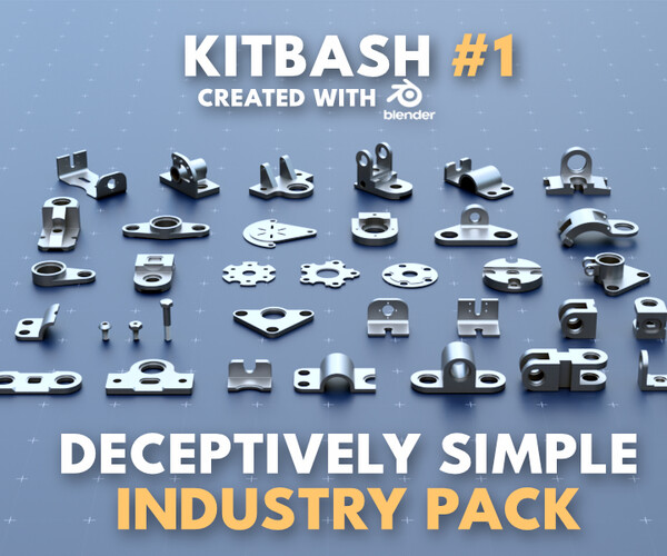 ArtStation - Simple Industry Kitbash Bundle #Mega!1 | Resources