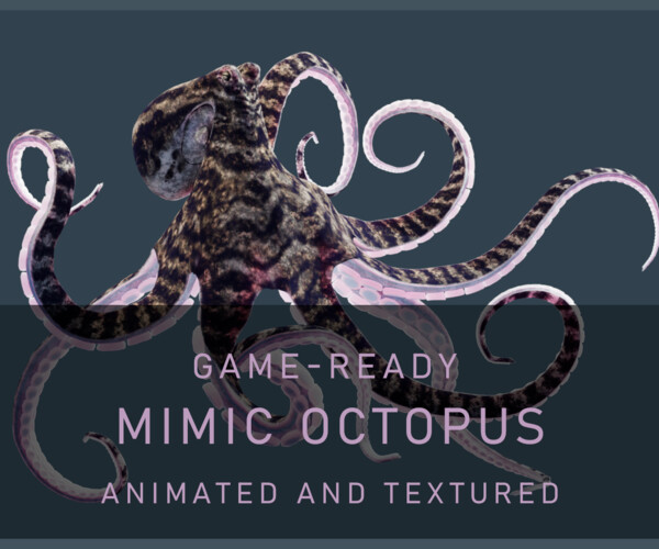 ArtStation - Animated Octopus- Mimic | Game Assets
