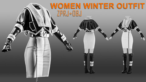 Women Winter Outfit+OBJ