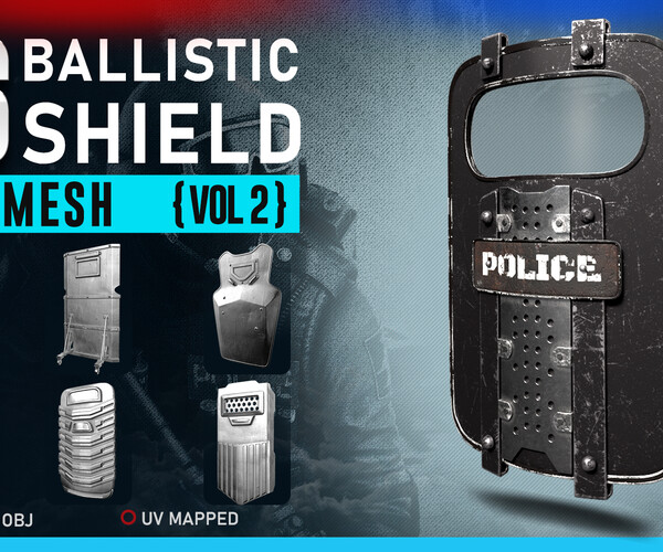 ArtStation - Ballistic Shield