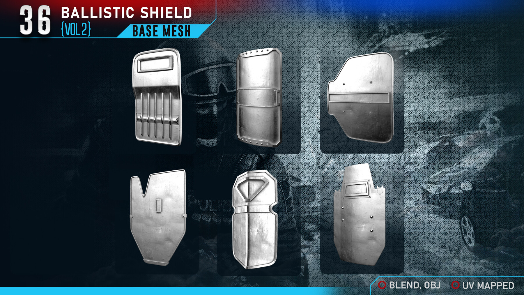 ArtStation - Ballistic Shield