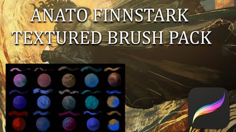 Anato Finnstark ( Procreate Textured Brush pack )