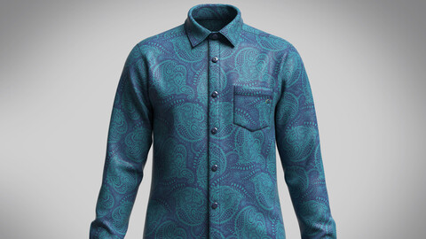 Men's Paisley Printed Shirt