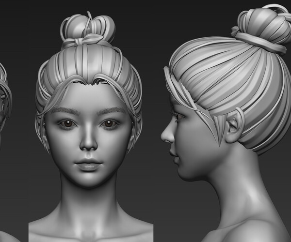 Artstation 5 Fine Looking Beautiful Female Basemesh From 6 To 40