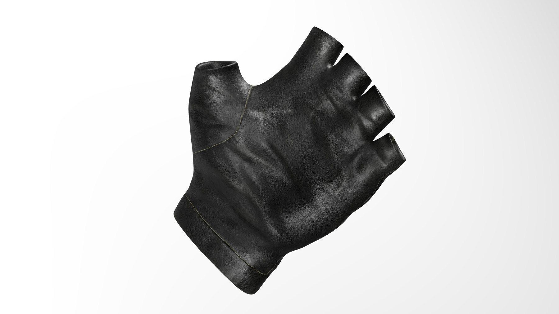 ArtStation - Fingerless leather glove