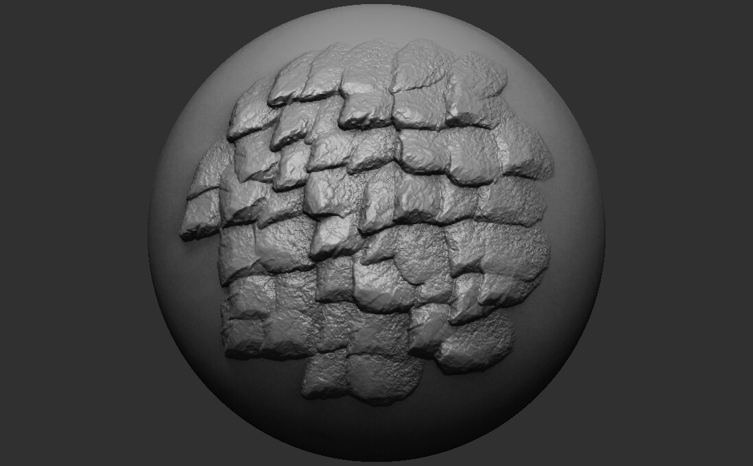 dragon scale zbrush