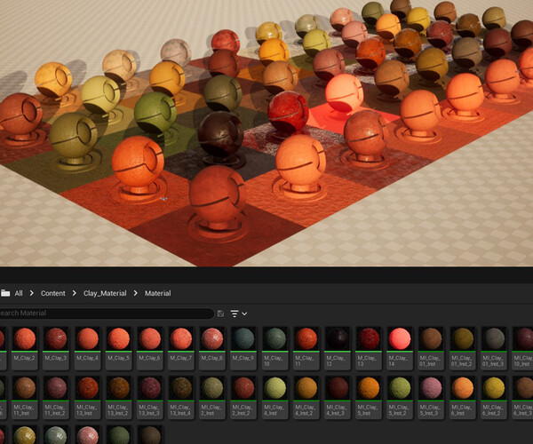 ArtStation Realistic High Quality Clay Materials Texture Pack / With