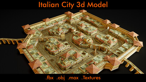 Italian City- 3d Model