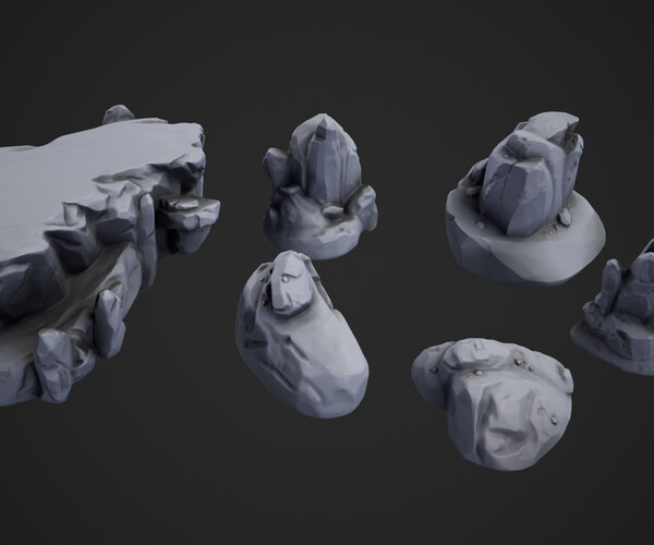 ArtStation - Rock Kit 03 | Game Assets