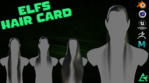 5 Elf Realtime Hair card V1