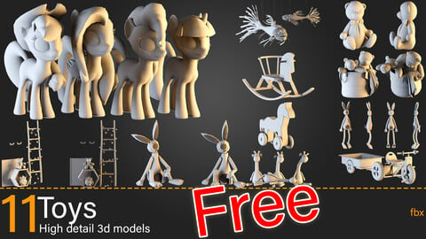 11- Toys- Free- 3d models-max.fbx.obj