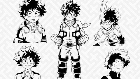 My Hero Academia SVG / Boku no hero SVG / Deku Midoriya SVG / Anime SVG / Cricut SVG / PNG