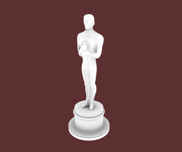 Oscar statuette, 3D CAD Model Library